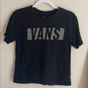 Black “Vans” T Shirt